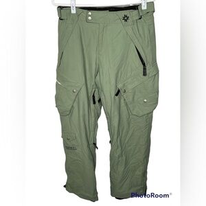 Nikita Imperfection Green Snowboarding Pants Sz Small